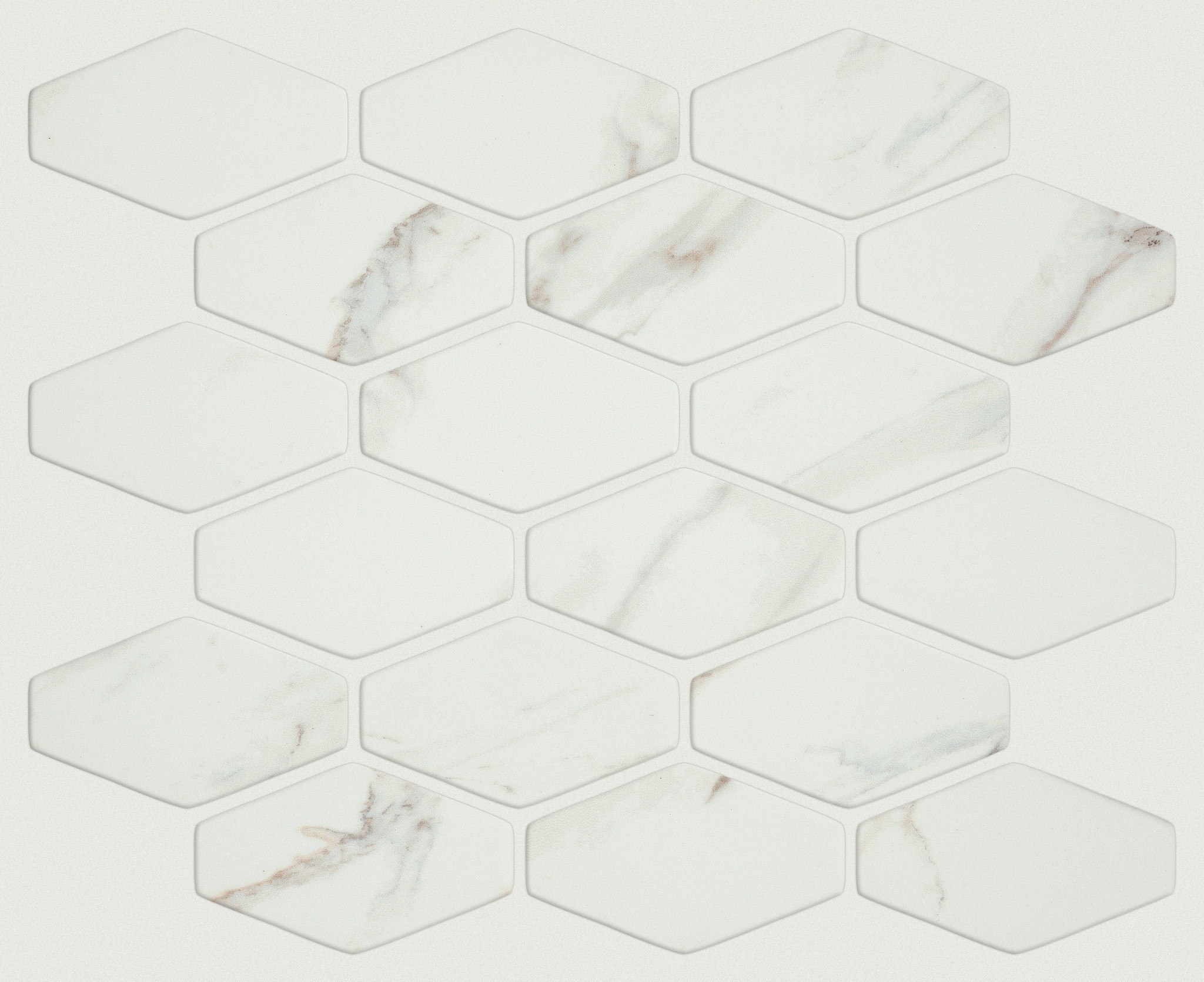 DREAMSCAPE ELONGATED HEX CARRARA MAIN