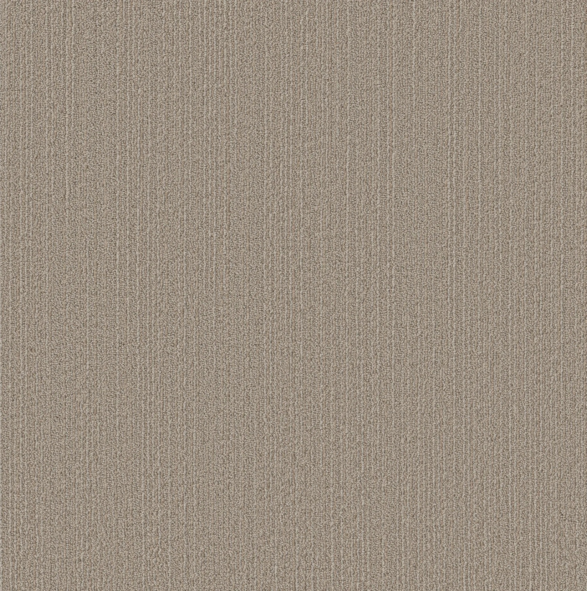 Textured beige carpet swatch with subtle linear pattern, ideal for adding warmth and comfort to any home setting