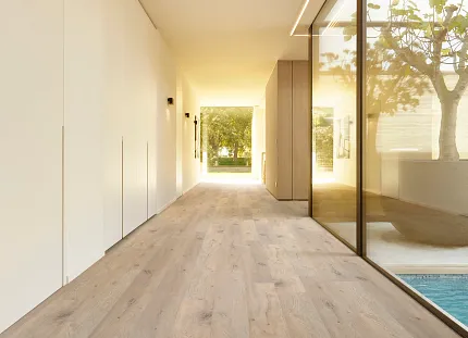 Oak Herringbone Luxury Vinyl Flooring Childproof Herringbone pattern luxury vinyl flooring