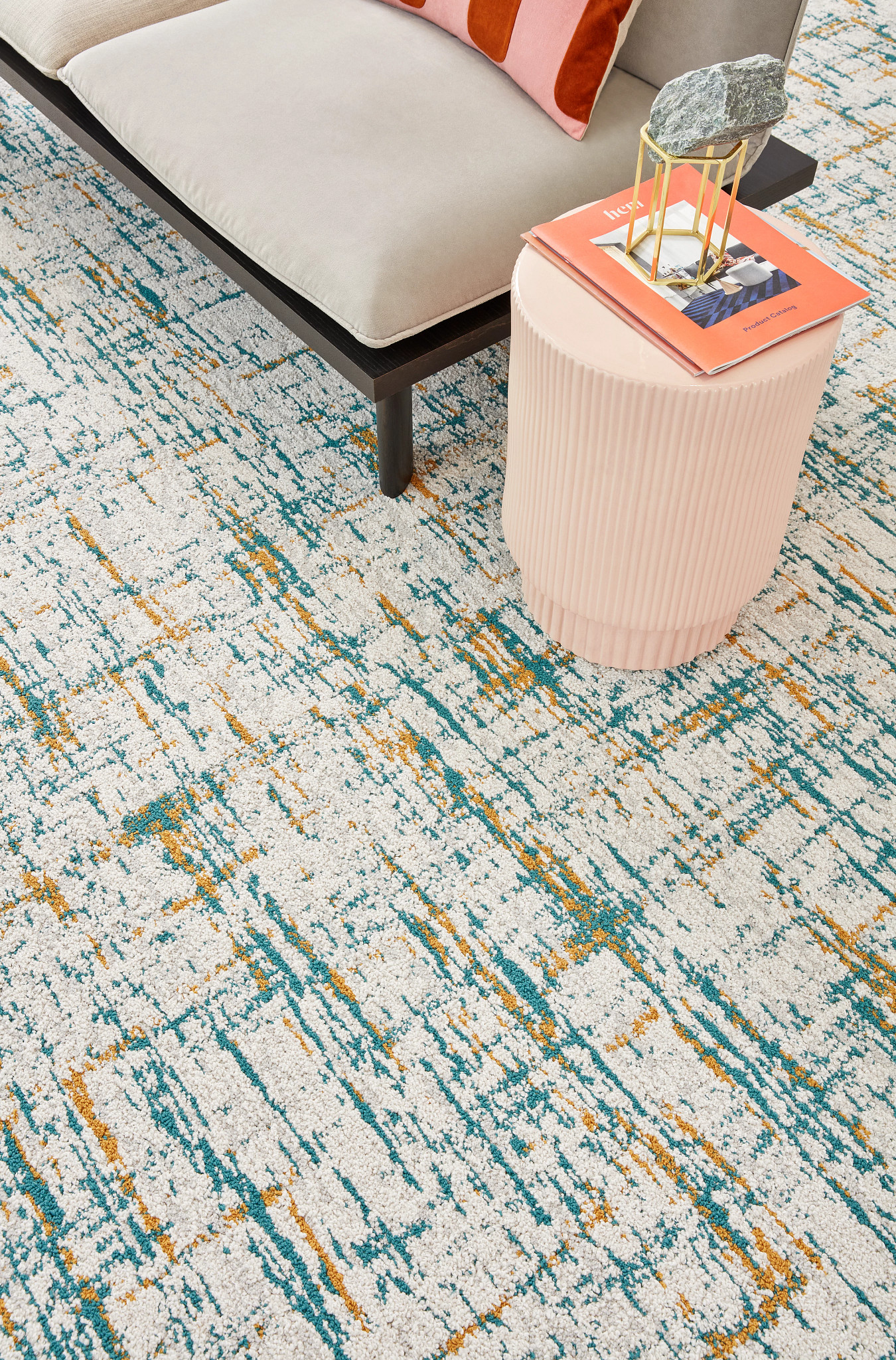 Zest Tile Rug Flair-Color Feature 1