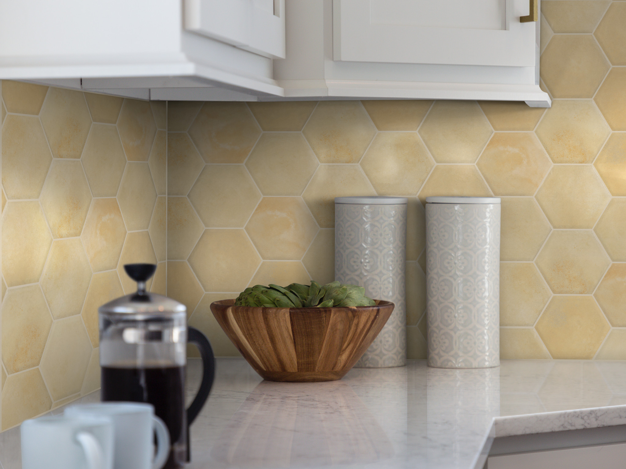 KALEIDOSCOPE 6X7 HEX LEMON ROOM