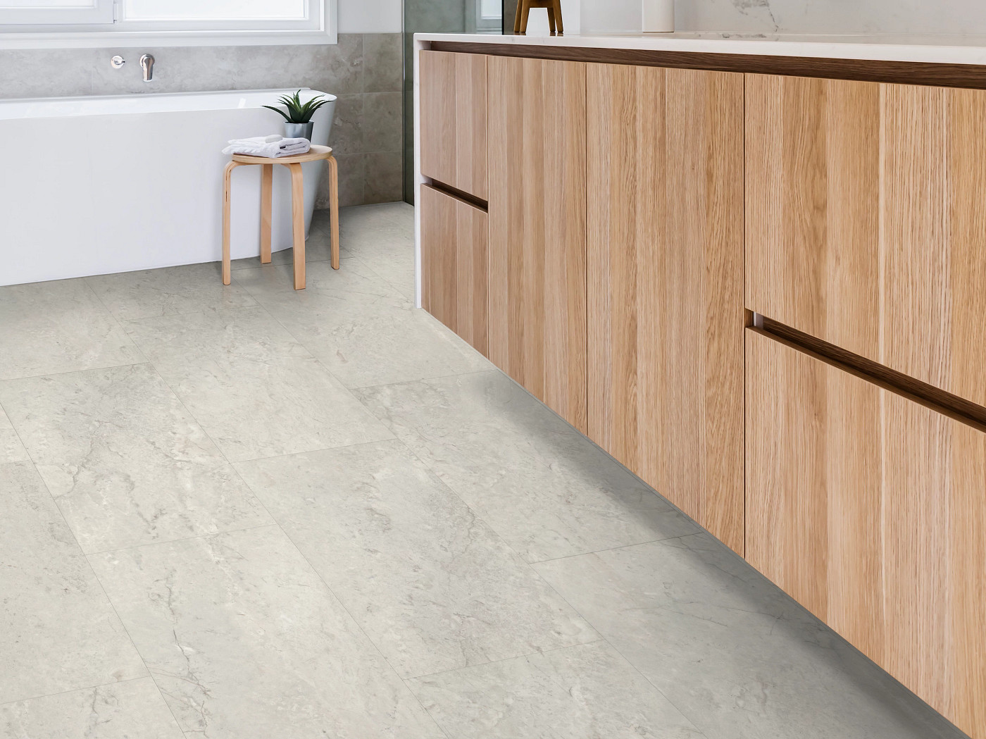 Light Gry Spstn flooring, shown in a room
