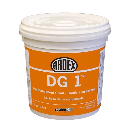 ARDEX DG 1 grout for professional tiling solutions ARDEX DG 1 one-component grout container