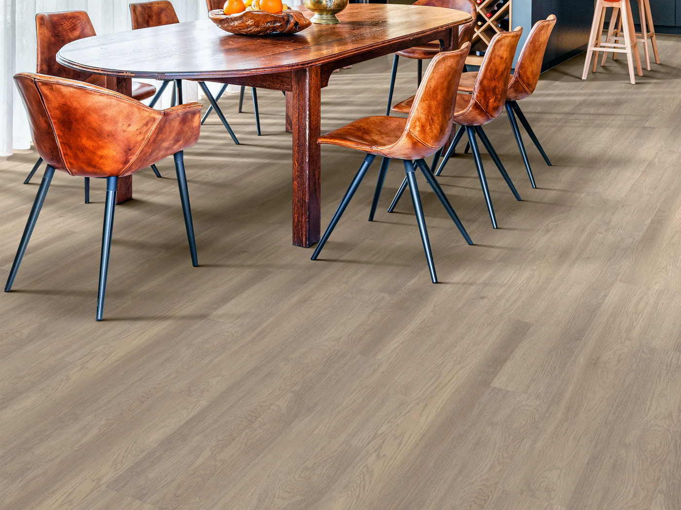 Salt River flooring, shown in a room