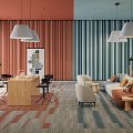 Achromatic Tile Charcoal - LVP flooring Achromatic Tile Charcoal Feature 2