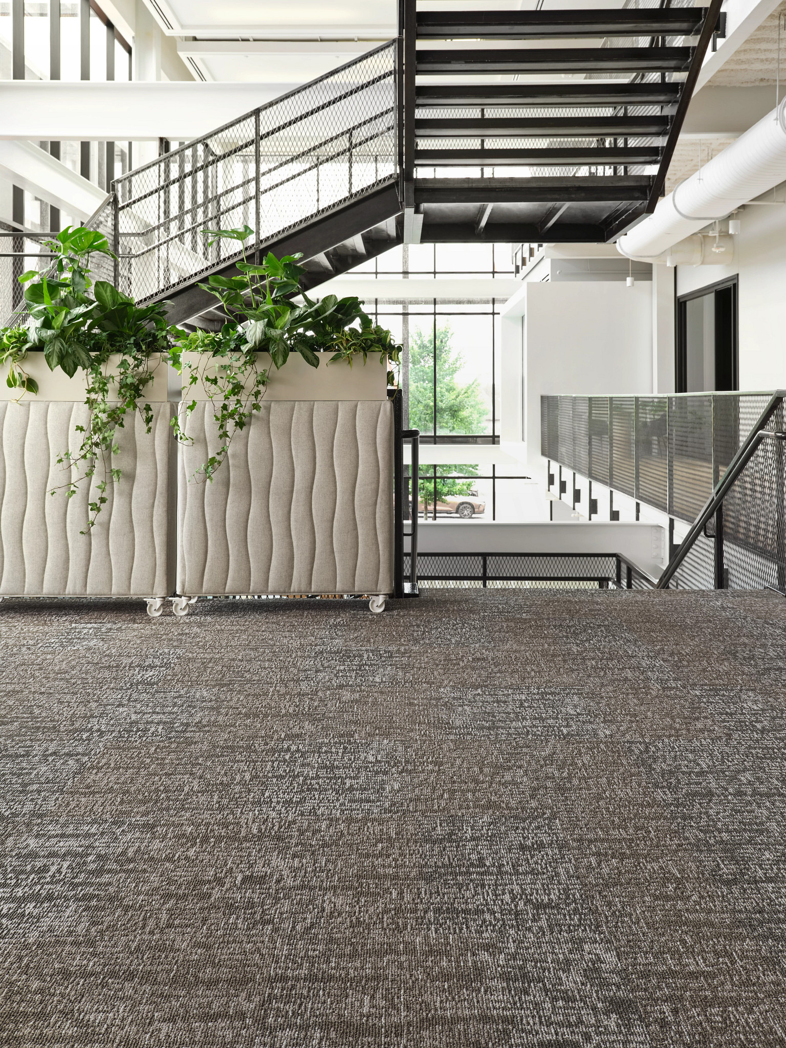Shifted Tile Calm Carbon Feature 1