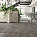Shifted Tile Calm Carbon - LVP flooring Shifted Tile Calm Carbon Feature 1
