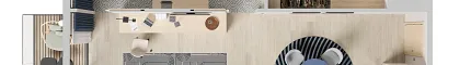 Interior de apartamento contemporáneo con un diseño elegante, pisos sofisticados y mobiliario de estilo actual. Finding Focus