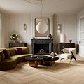 Provincial Herringbone Parchment - LVP flooring Provincial Herringbone Parchment Feature 1