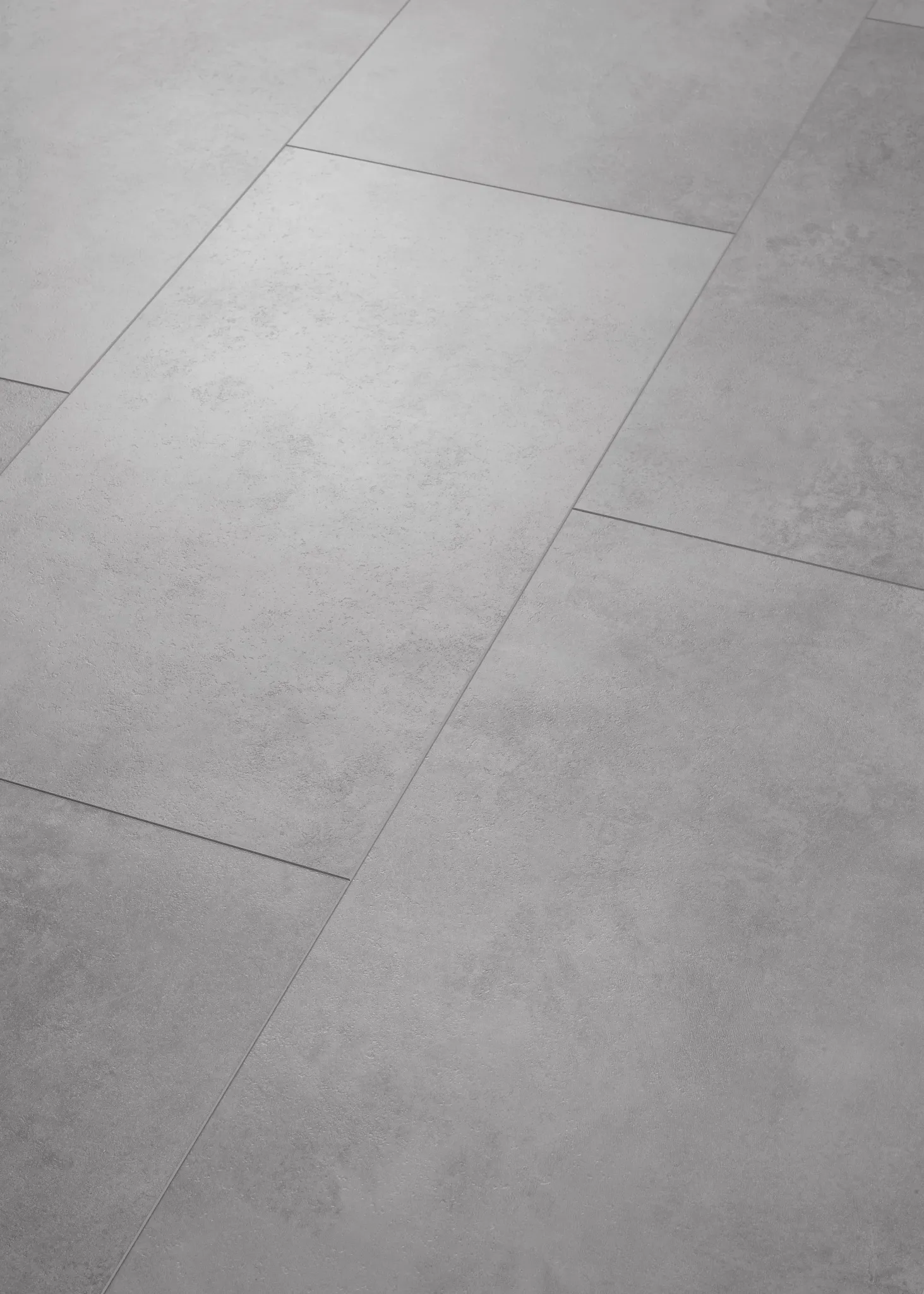 Gray stone look luxury vinyl tile flooring with Sound Core technology