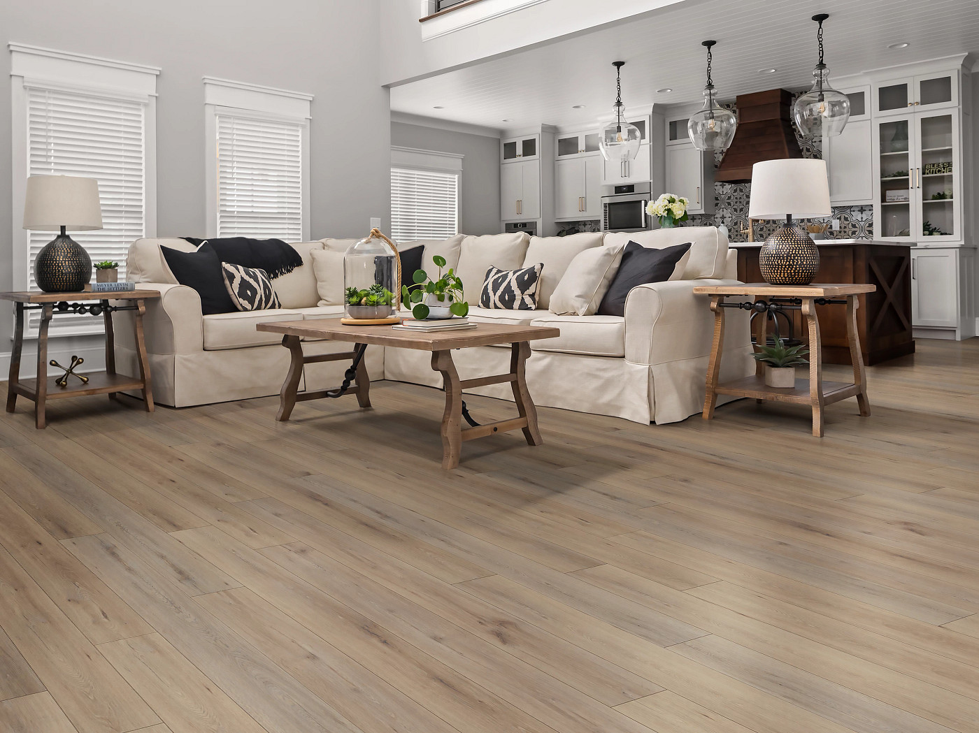 Wild Dunes flooring, shown in a room