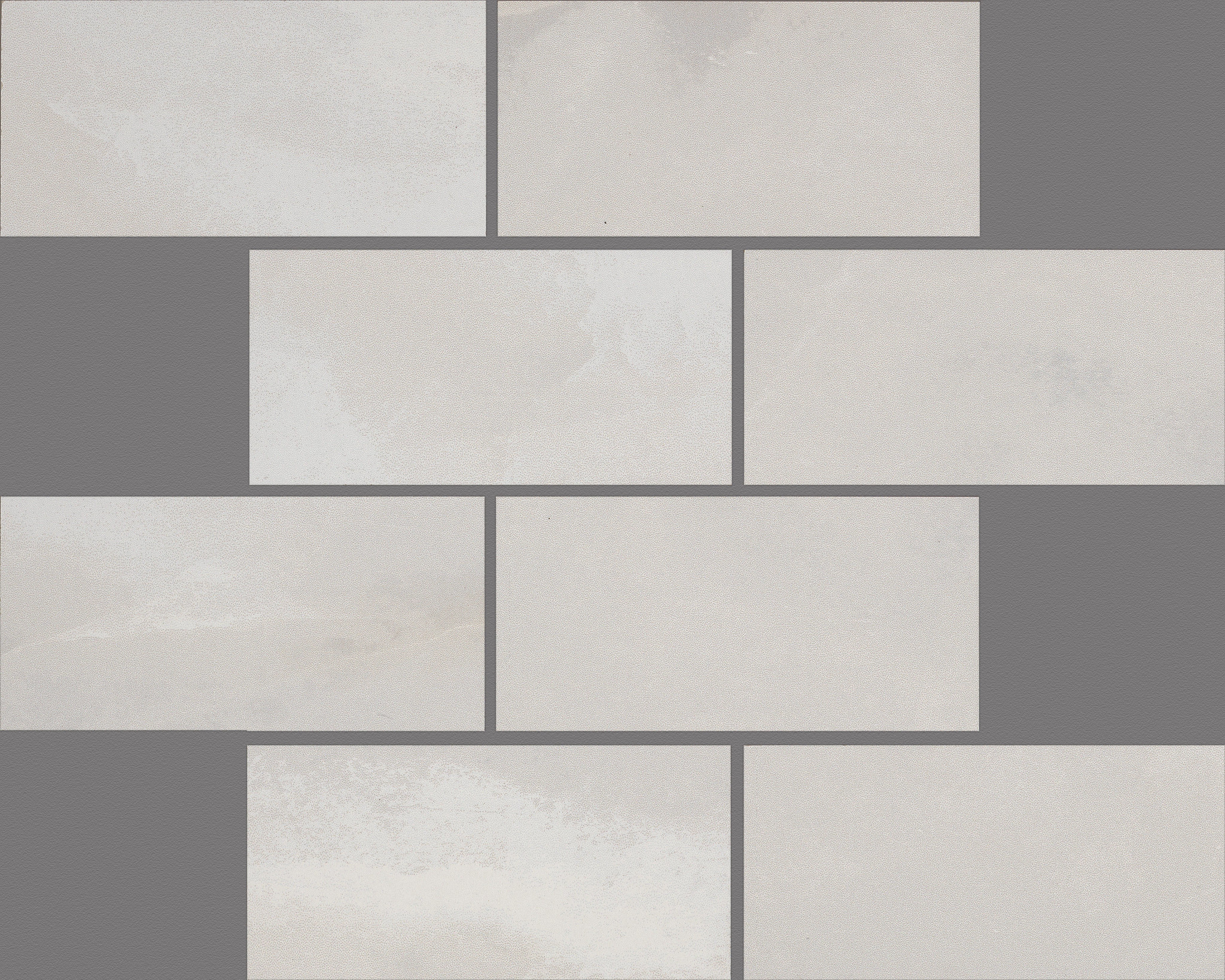 GEMSTONE BRICK MOSAIC MATTE 3X6 WHITE MAIN