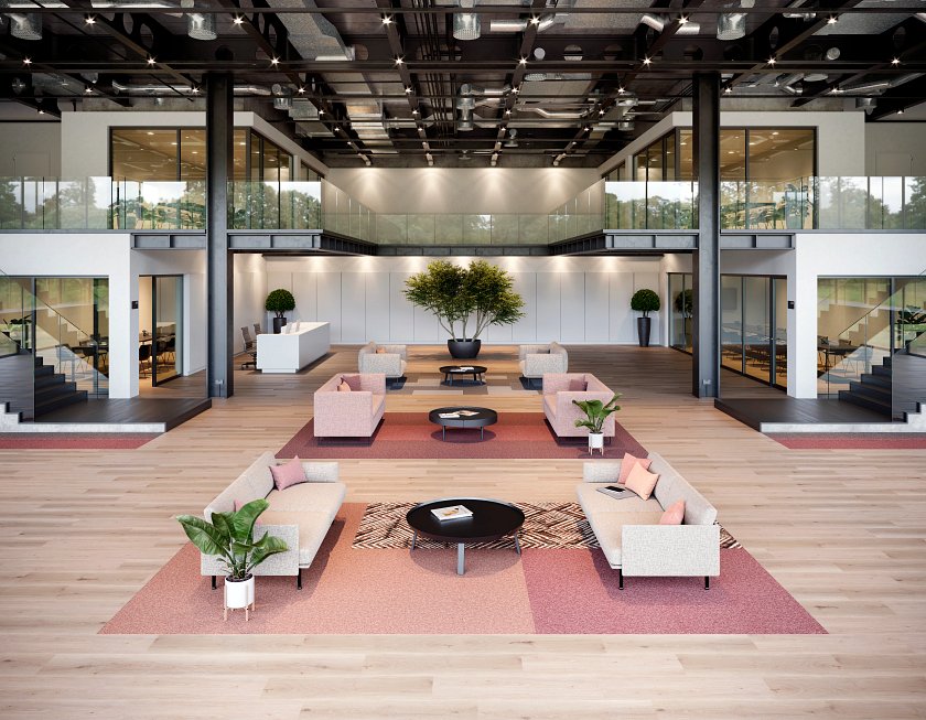 Complement TaskWorx® Tile Pebble - LVP flooring Complement TaskWorx® Tile Pebble Feature 2