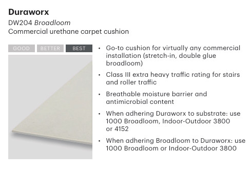 Groundworx | Cushions & Underlayment | ShawContract