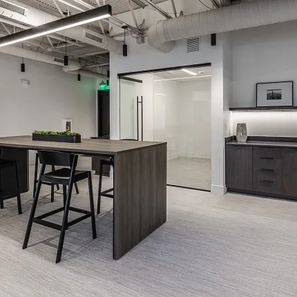 Stylish carpet tile flooring for contemporary office spaces Modern workplace with 9x36 inch carpet tile flooring