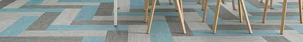 Education Facility with Commercial Woven Luxury Vinyl Tile - 36x9 inch reThink in Energy + Carbon+ Hybrid