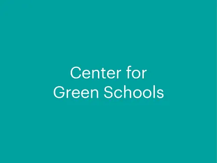 Center for Green Schools Branding Image Center for Green Schools logo on teal background