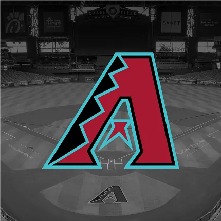Arizona Diamondbacks Logo at Baseball Stadium Arizona Diamondbacks logo at Chase Field