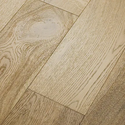 Durable and easy-to-maintain oak hardwood flooring for everyday comfort Close-up of light oak hardwood flooring with natural grain pattern