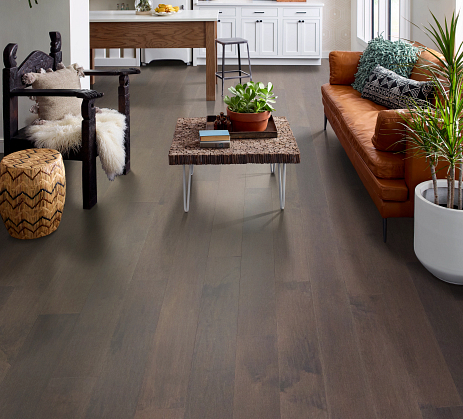 Living room with Floorté® Hardwood
