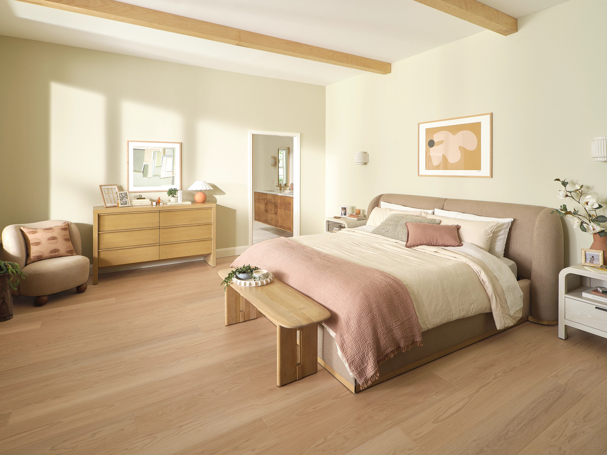 COASTAL LUXE ESPRESSO MIST MAPLE ROOM