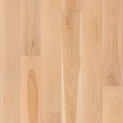 Durable and easy-to-maintain light natural hardwood flooring for everyday comfort Light natural wood flooring with subtle grain patterns