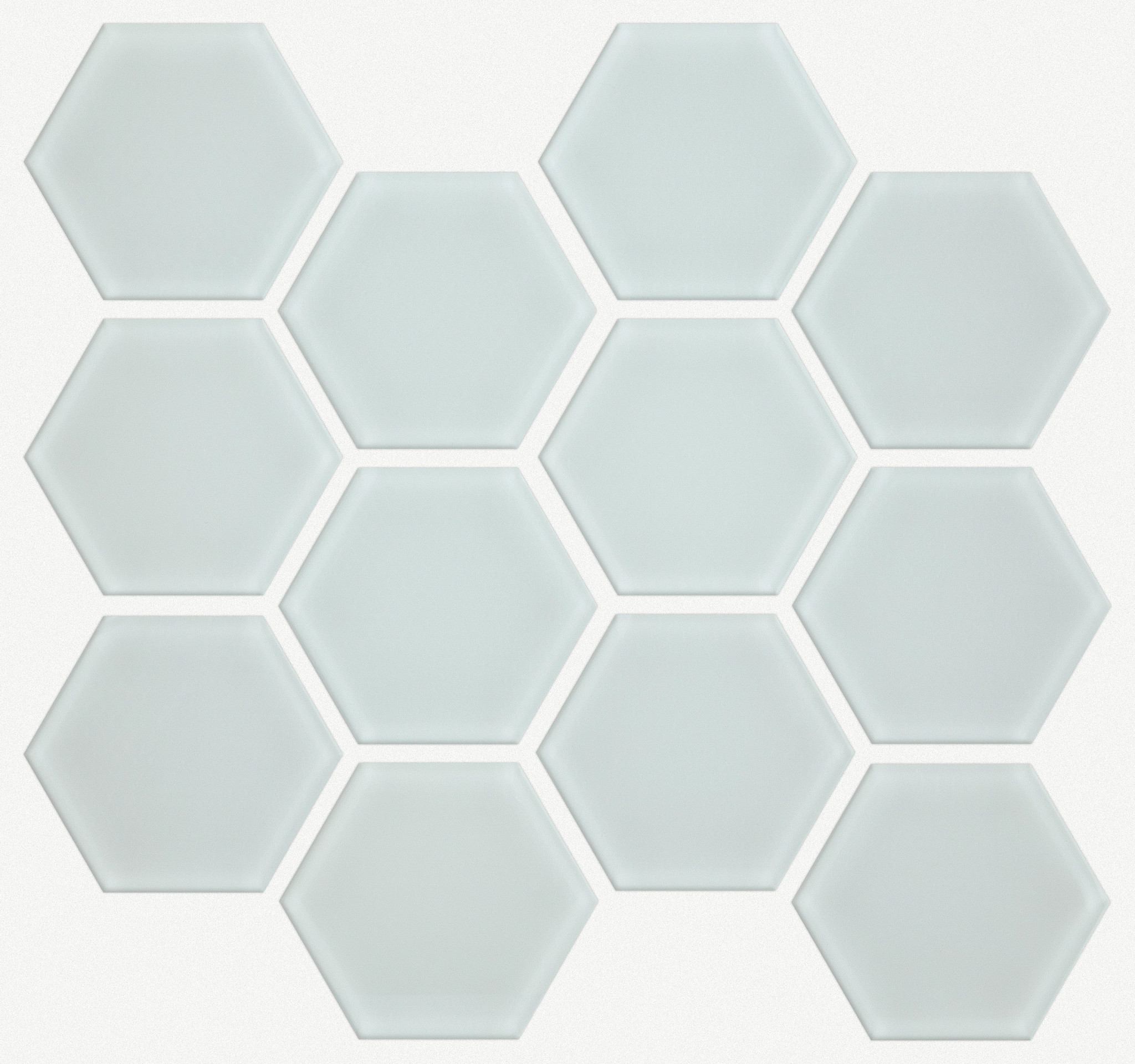 ASCENDANT 3" HEX SERENE WHITE MAIN