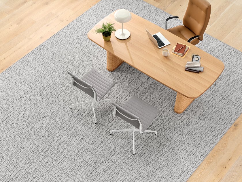 Homespun Thread 6X9 Linen - LVP flooring Homespun Thread 6X9 Linen Feature 2