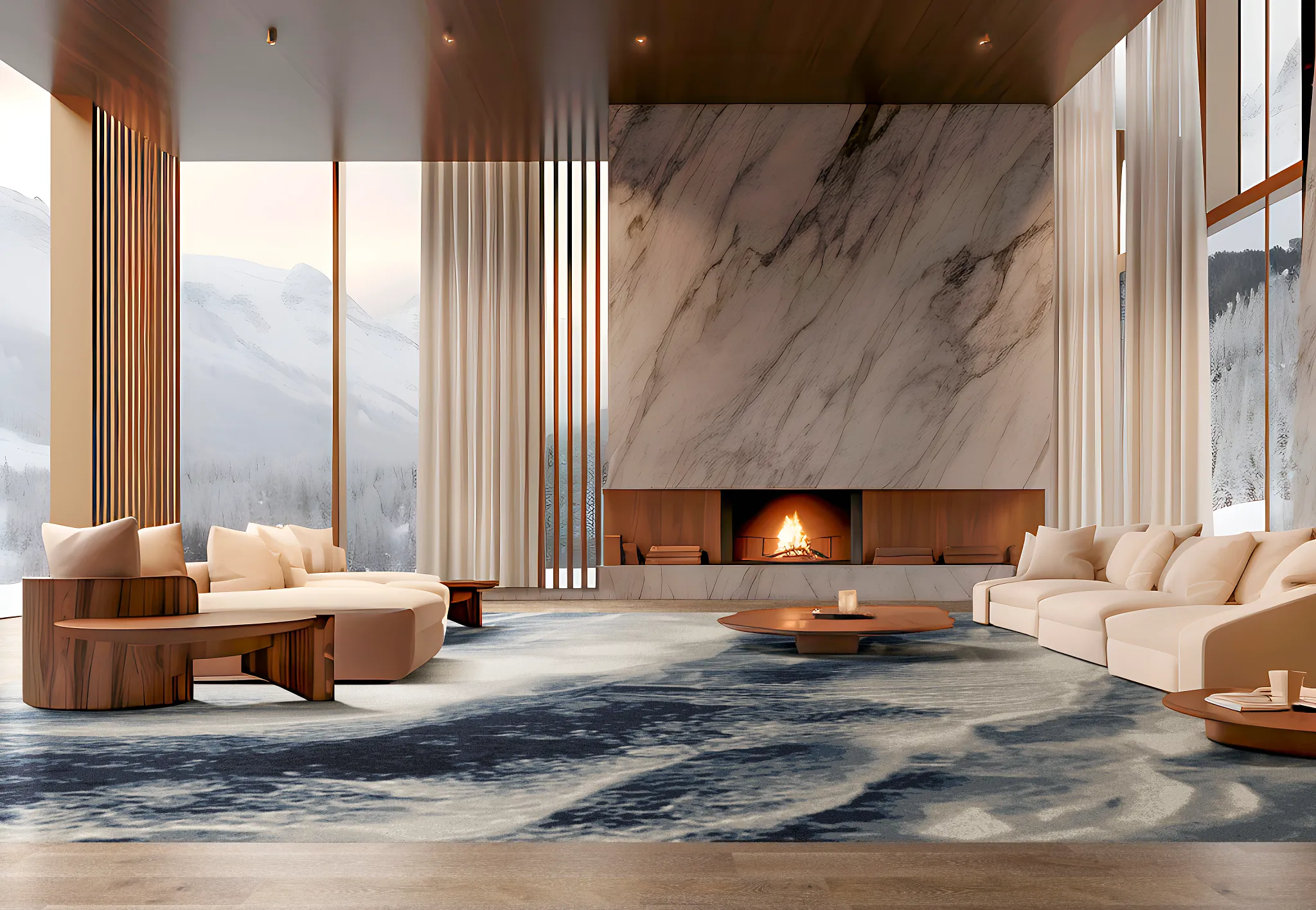 ROAM | Arctic Escape Custom Pattern AXR91672 and Resurgence Oak in Restoration Oak