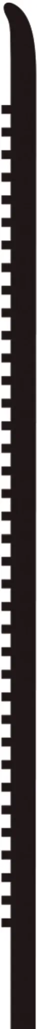 Black Serrated Flooring Edge Profile Black flooring edge profile with serrated design