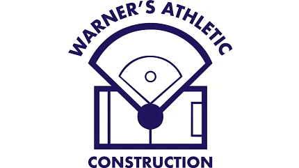 Warner's Athletic Construction Logo Warner's Athletic Construction logo in blue