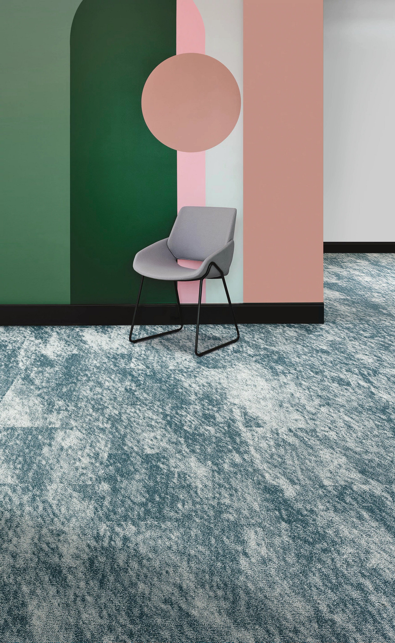 Interlaced Ecoworx S® Tile 5T646 Carpet Tile Commercial Flooring