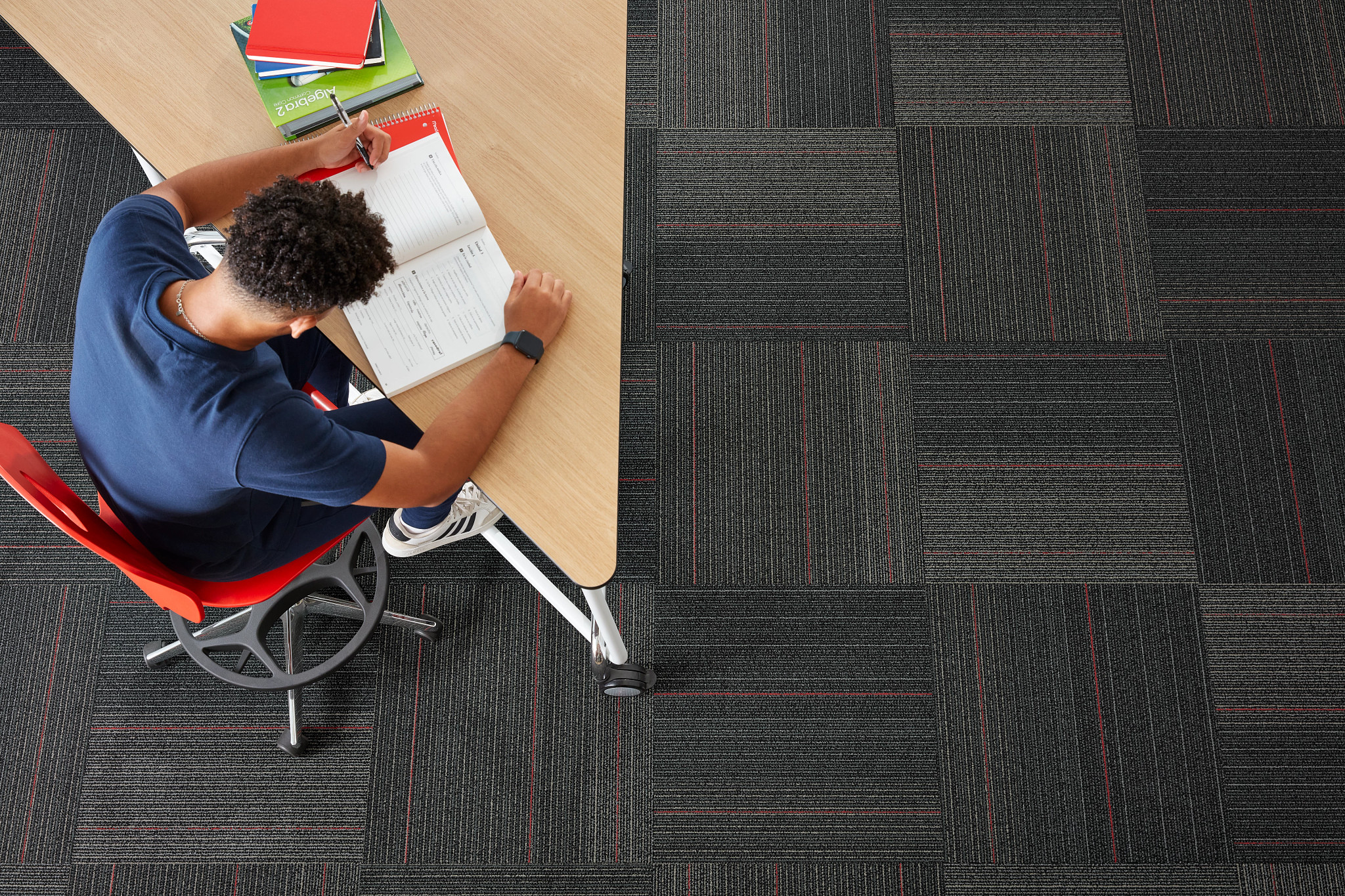 Disperse Color 24X24 Ecoworx® Tile 5T479 Carpet Tile Commercial