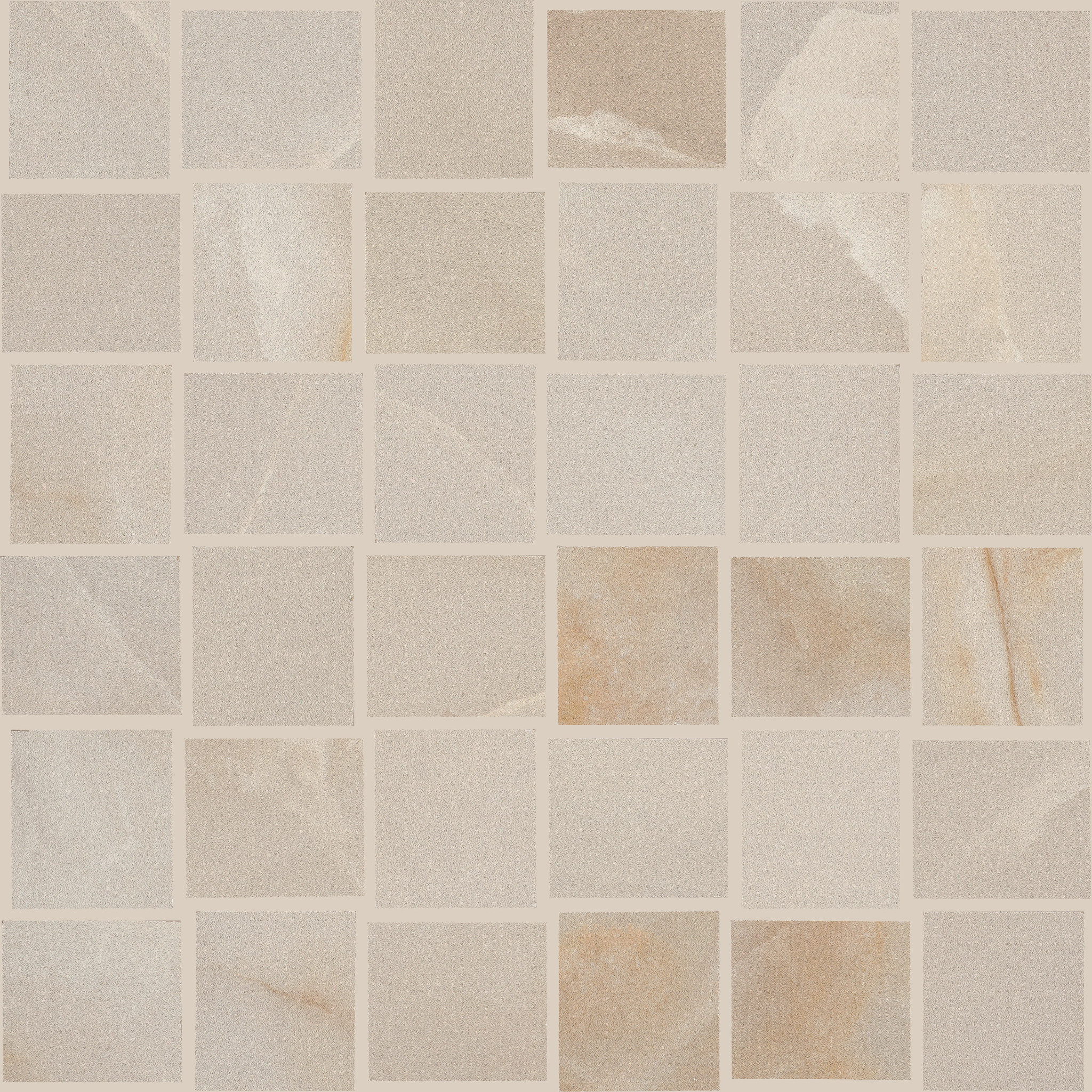 GEMSTONE BASKETWEAVE MOSAIC MATTE BEIGE MAIN
