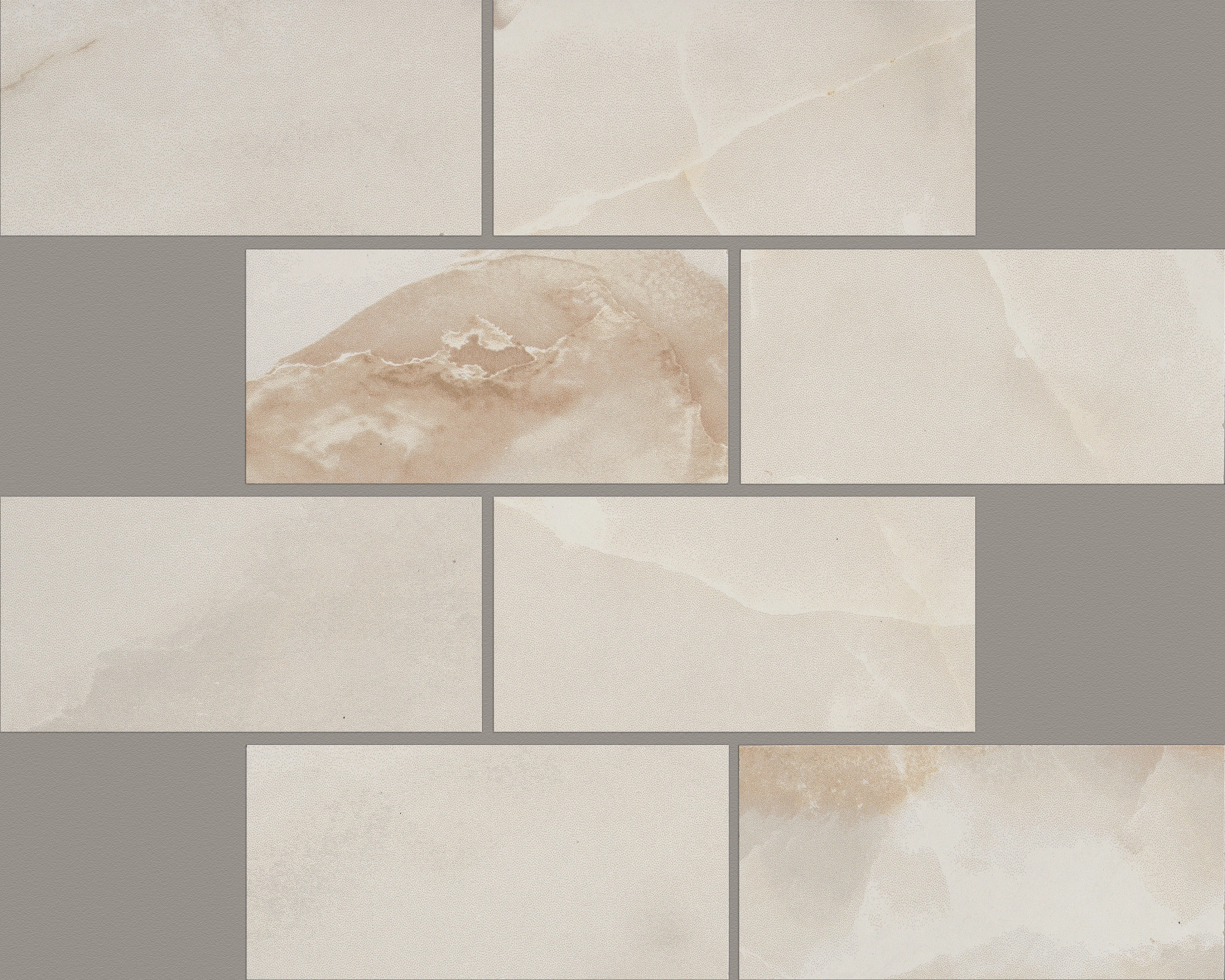 GEMSTONE BRICK MOSAIC MATTE 3X6 IVORY MAIN