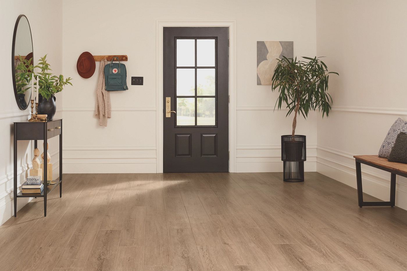 Zawn Oak flooring, shown in a room