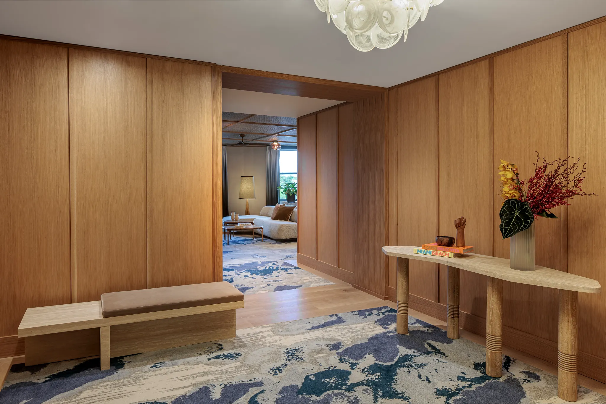 Hotel with custom broadloom carpet