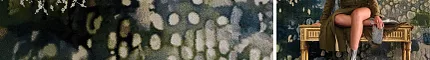 Modern carpet design for chic interiors Abstract patterned carpet in a stylish room setting