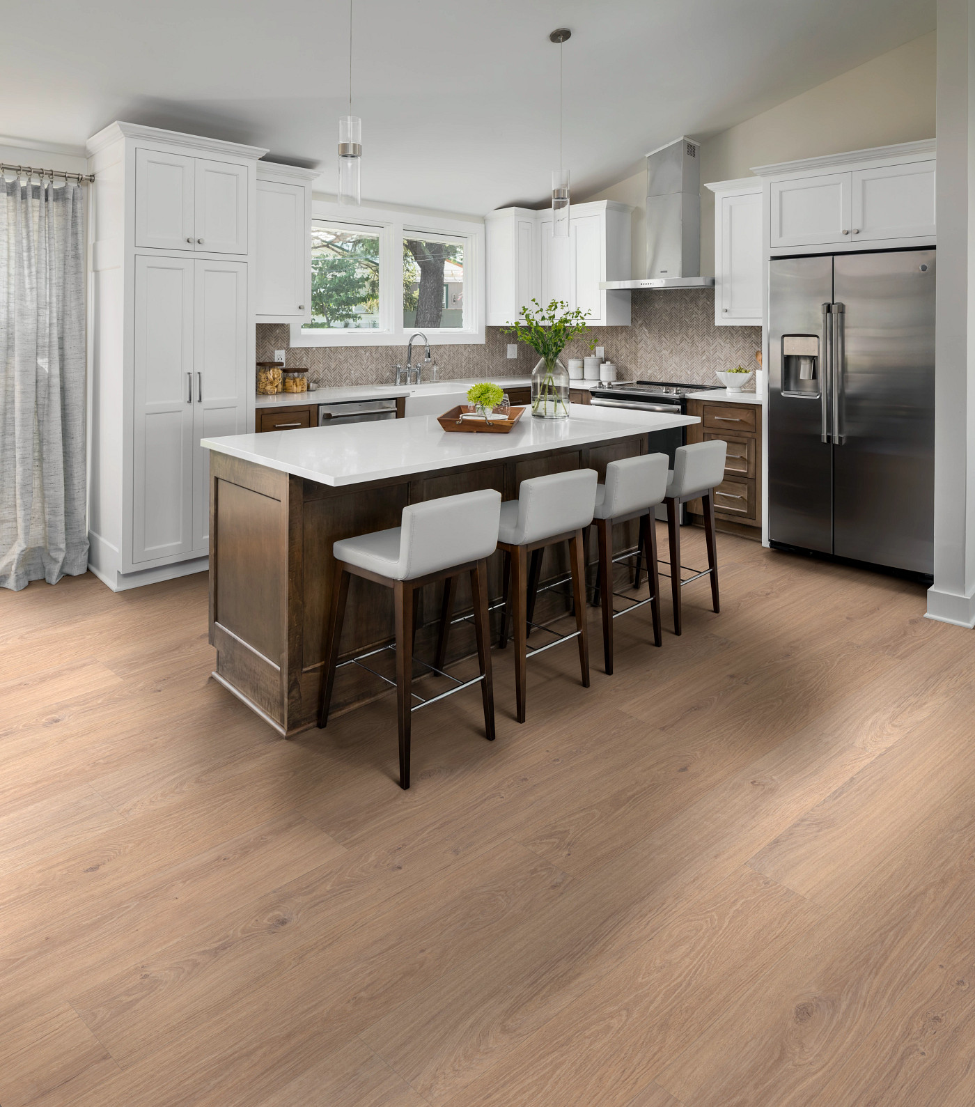 Habitat flooring, shown in a room