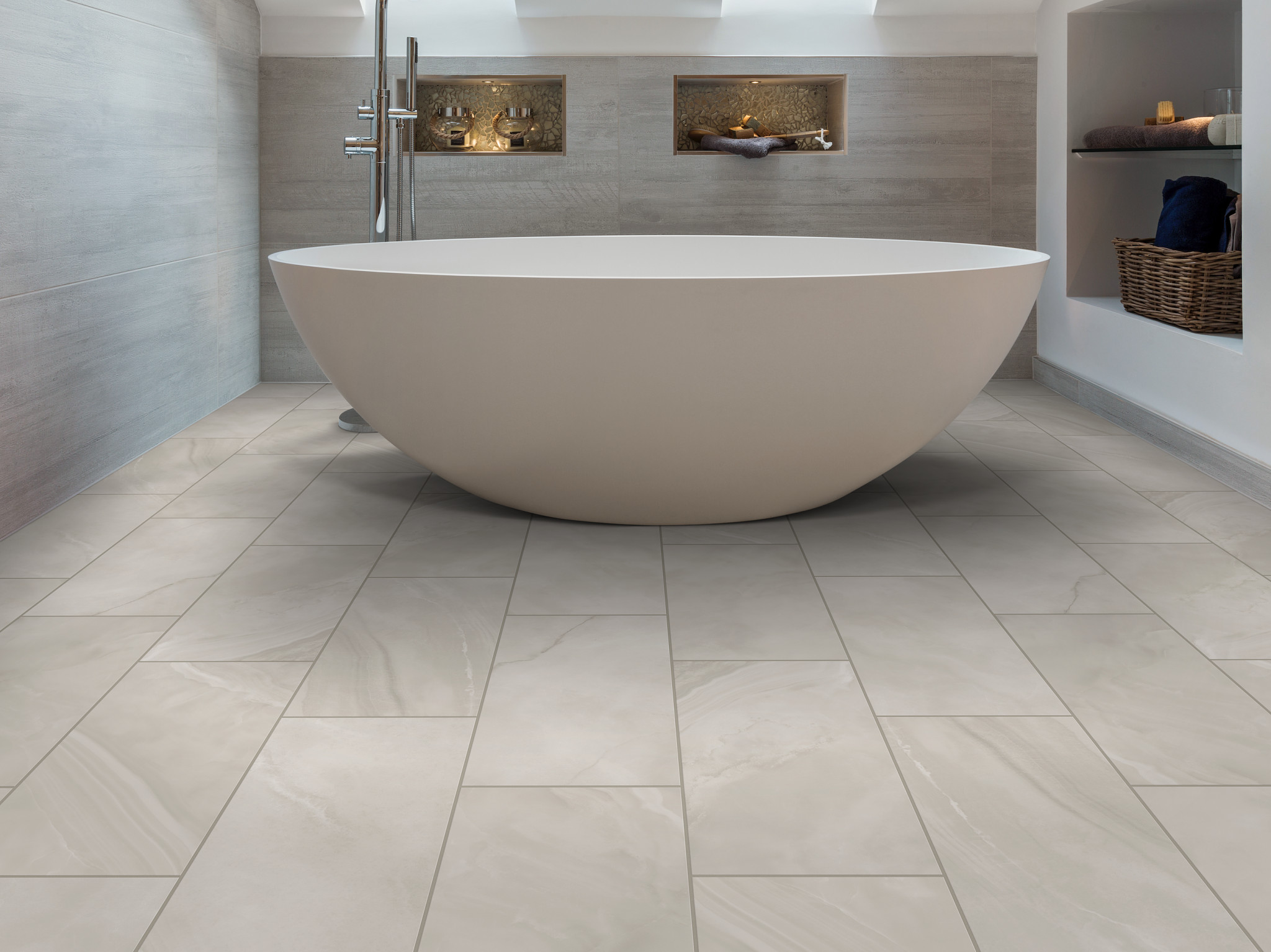 PRIME AURA 12X24 MATTE ONYX CRYSTALLO ROOM