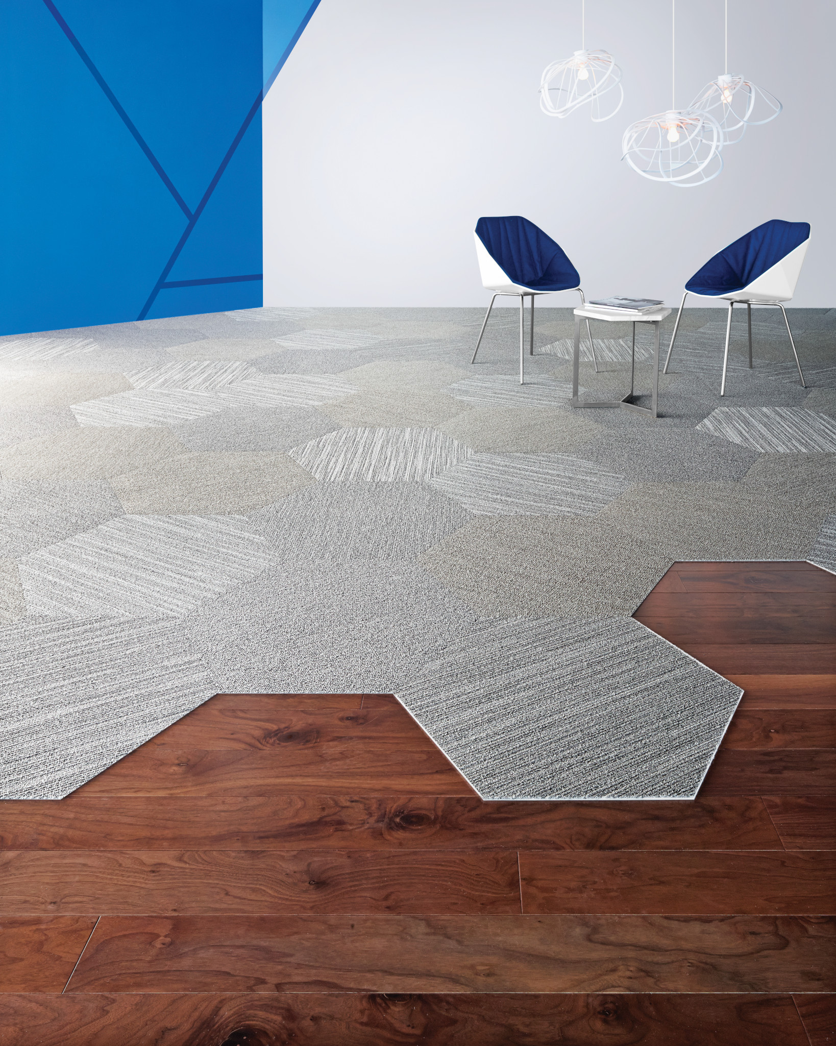 ファイアーマンジャケット HEXAGON Plane Hexagon Tile 5T054 Carpet Tile Commercial Flooring