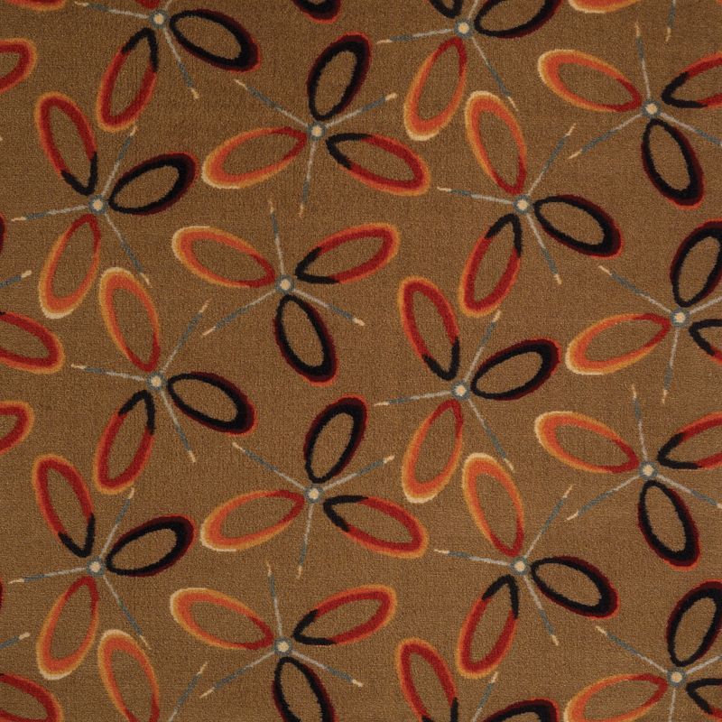 Grommets 54504 Broadloom Carpet in Brass Ring color, 12ft wide, 100% nylon material