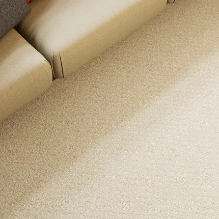 Anderson Tuftex soft surface flooring 12 ft width Soft surface flooring with subtle pattern and decorative table