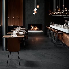 Dusk 6 X 12 Covebase Mist - LVP flooring Dusk 6 X 12 Covebase Mist Feature 1