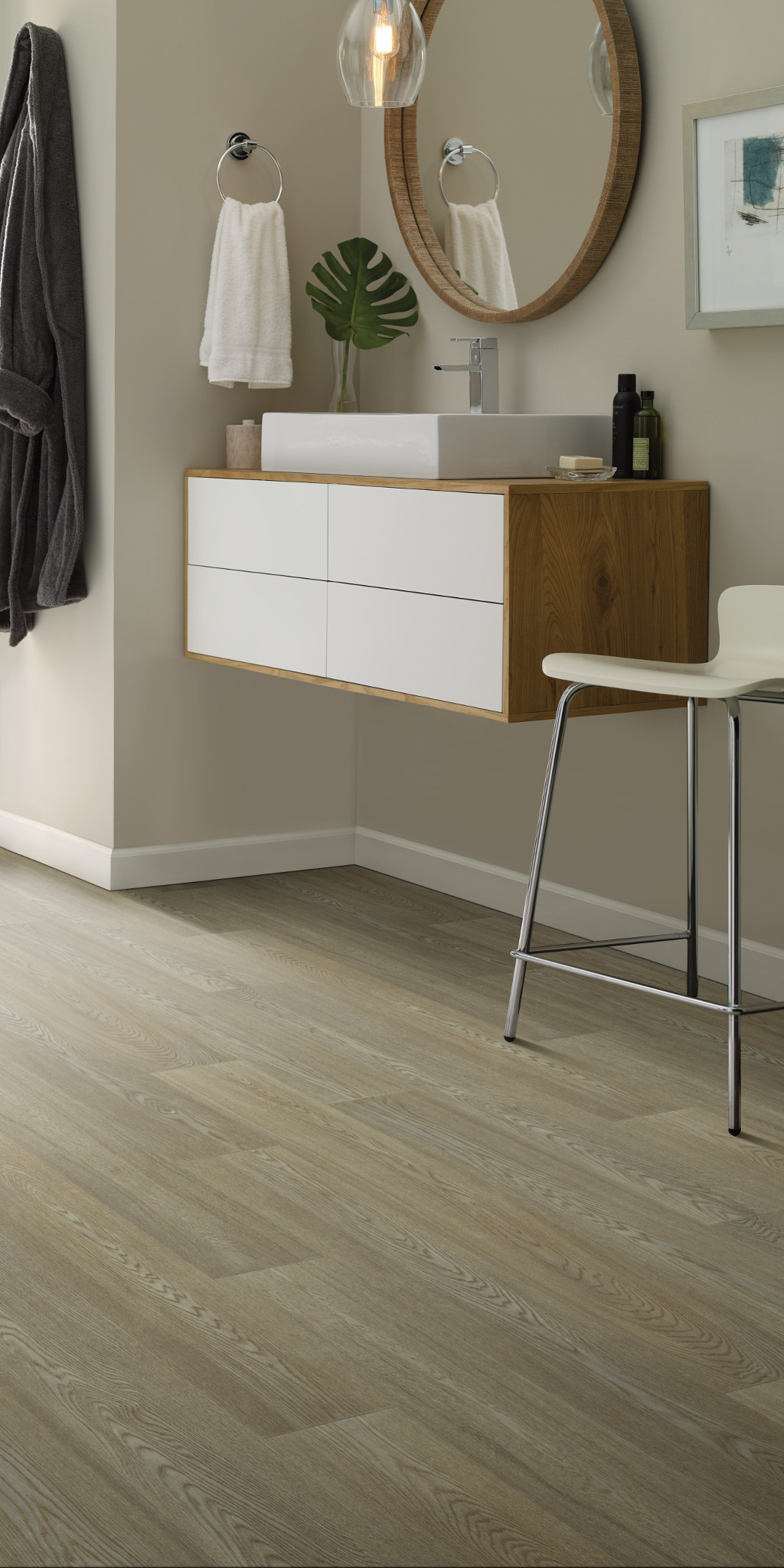 Devon flooring, shown in a room