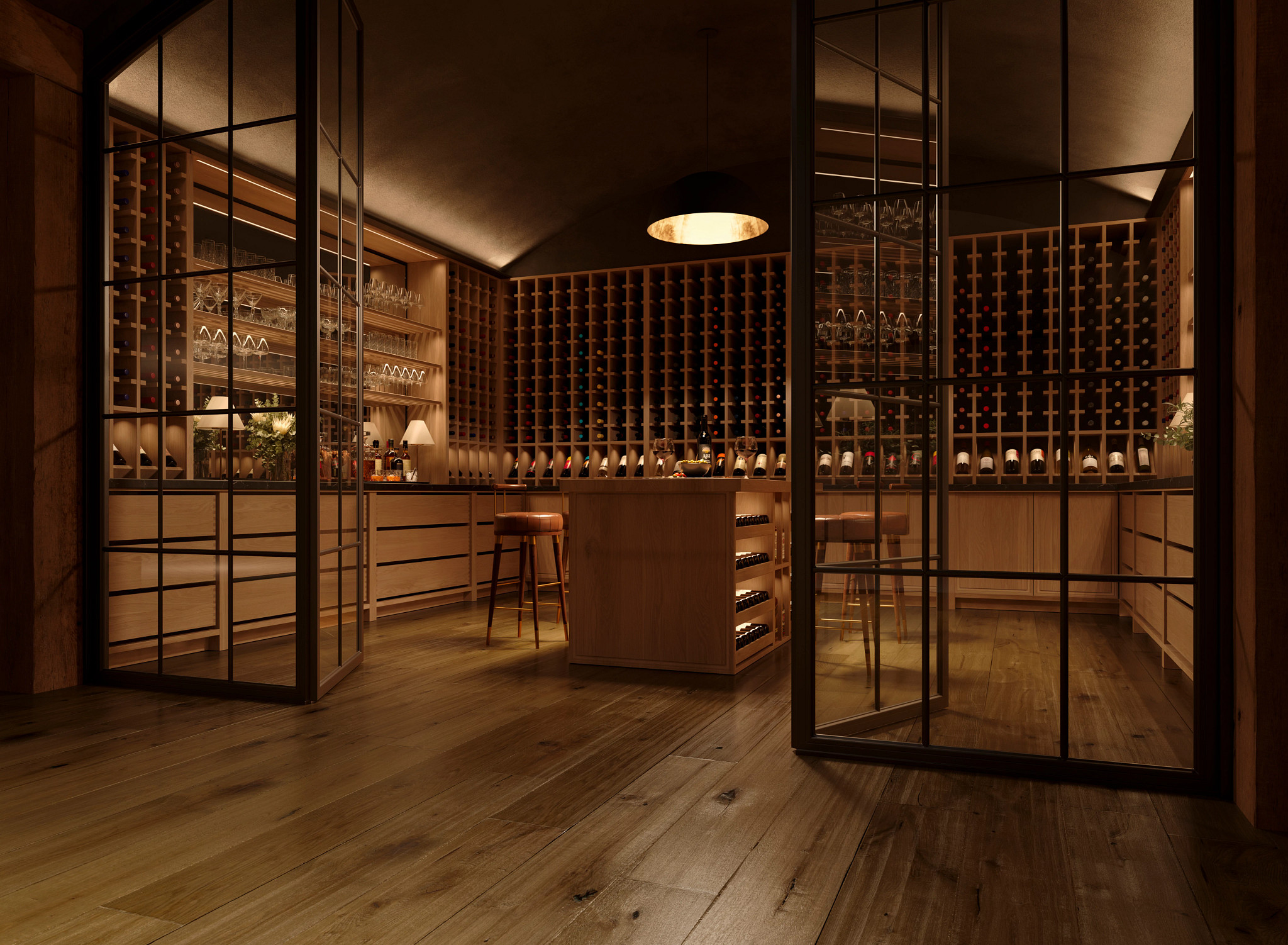 ARTISAN OAK RAW SIENNA ROOM in room