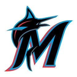 Miami Marlins M logo in bold stylized font