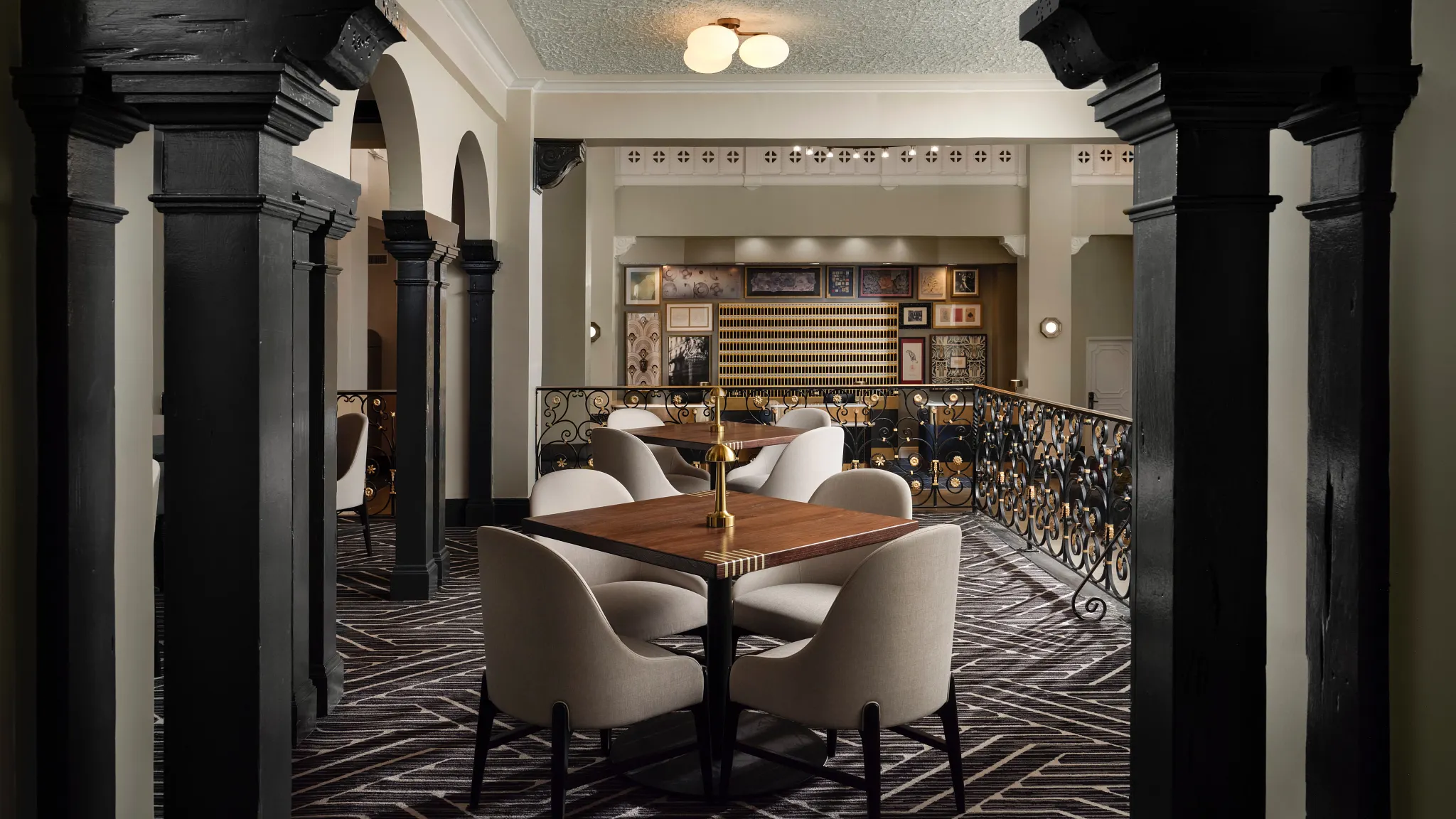 Hotel seating area