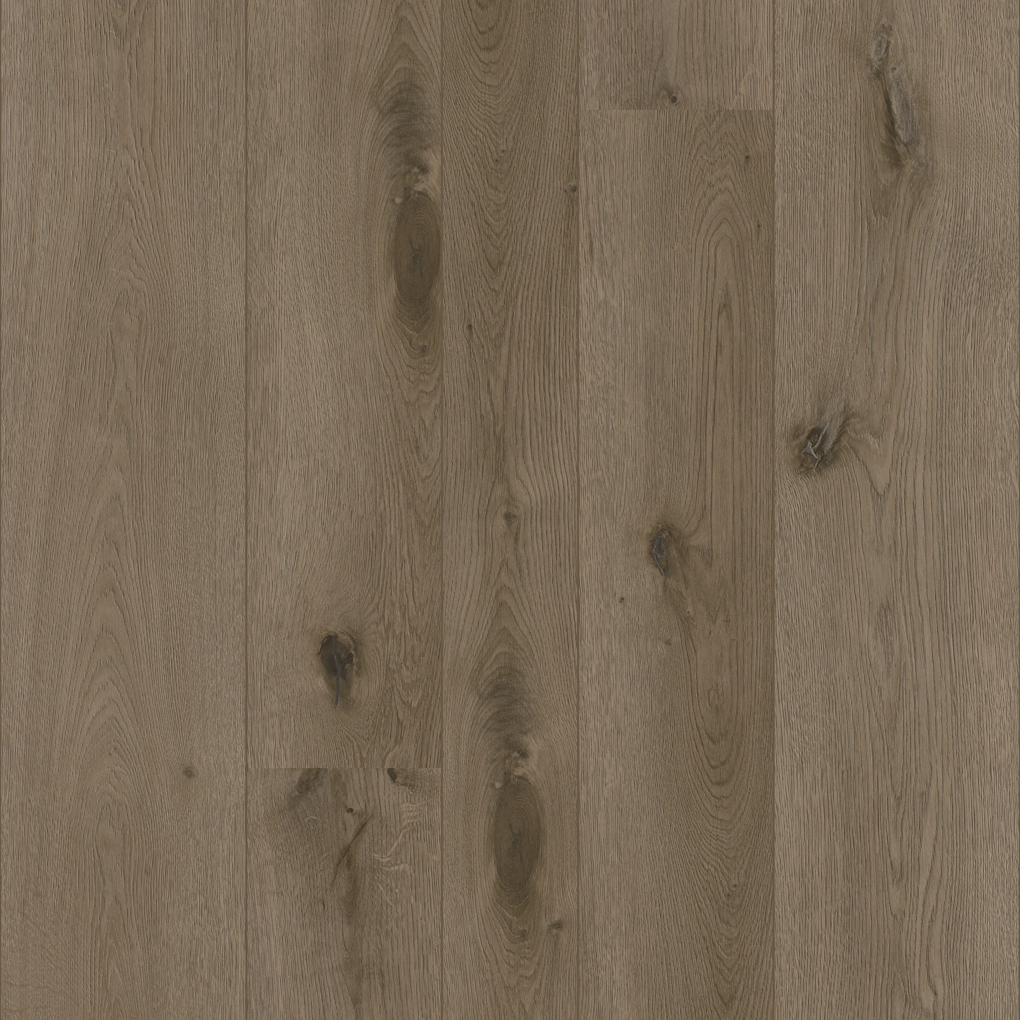 Luxury vinyl plank flooring in a natural wood look with brown tones and realistic wood grain texture