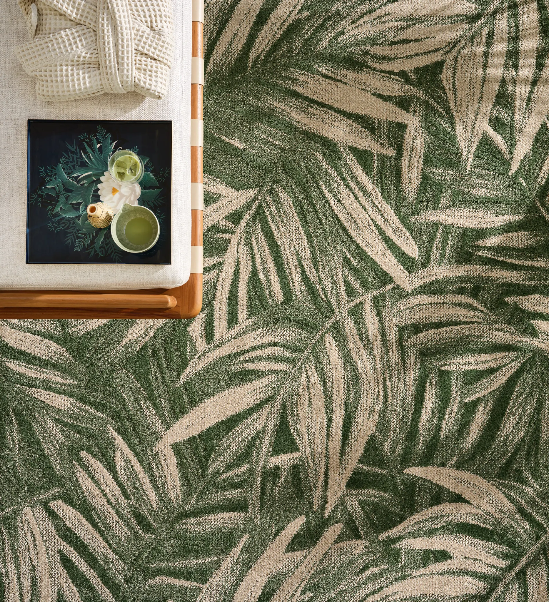 Floral pattern custom broadloom